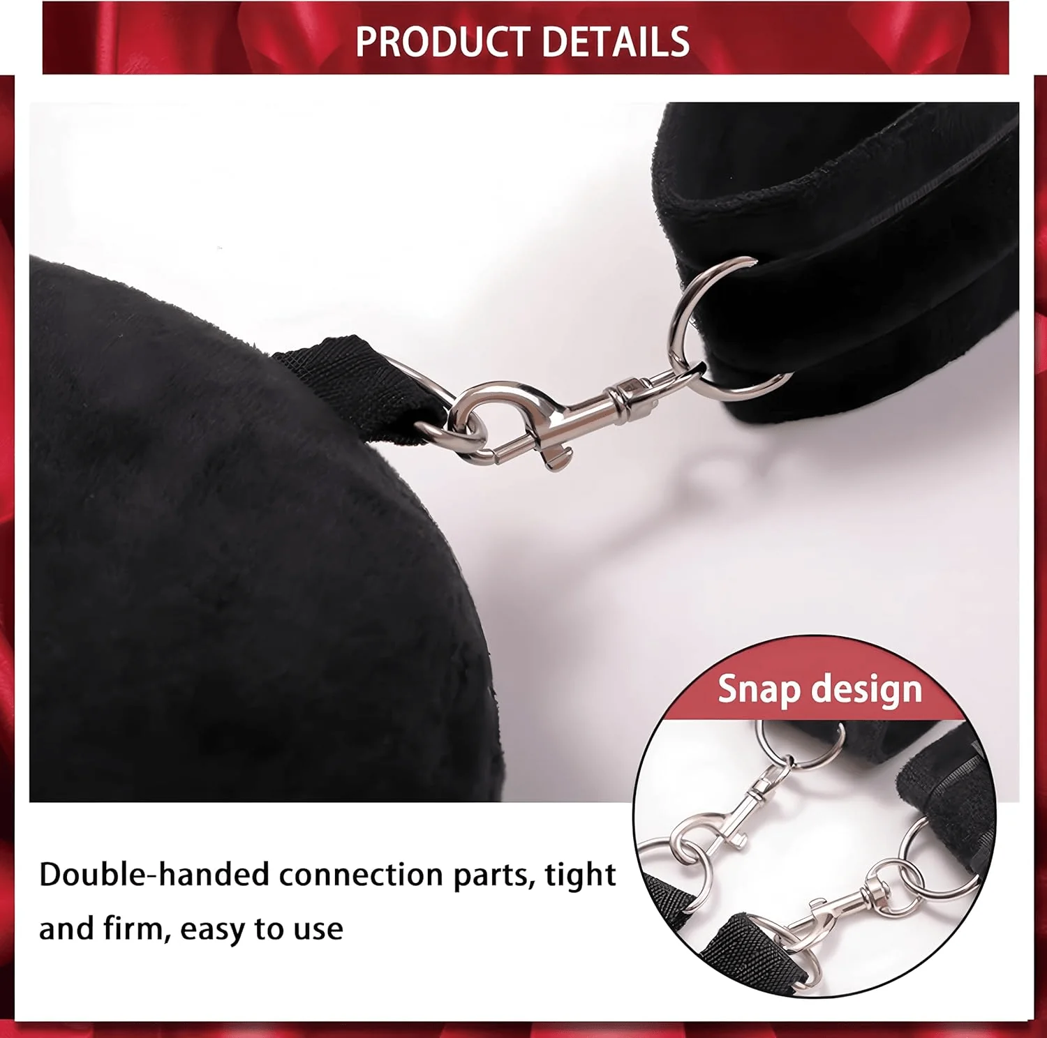 VelvetTorque BDSM Sling with Neck Support & Cuffs - Image 7