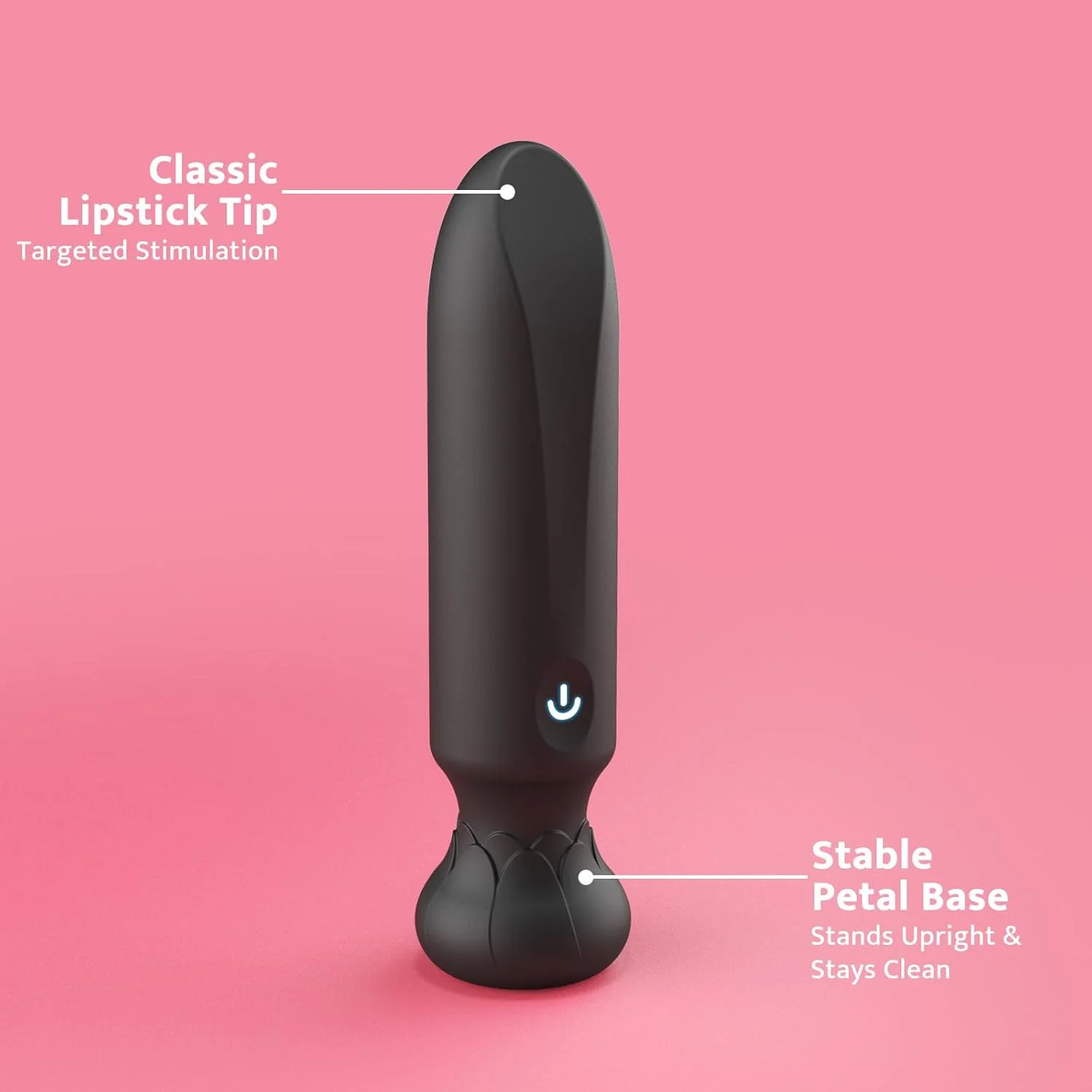 MidnightLuxe Bullet Vibrator 10 Modes Waterproof Silicone Rechargeable - Image 4
