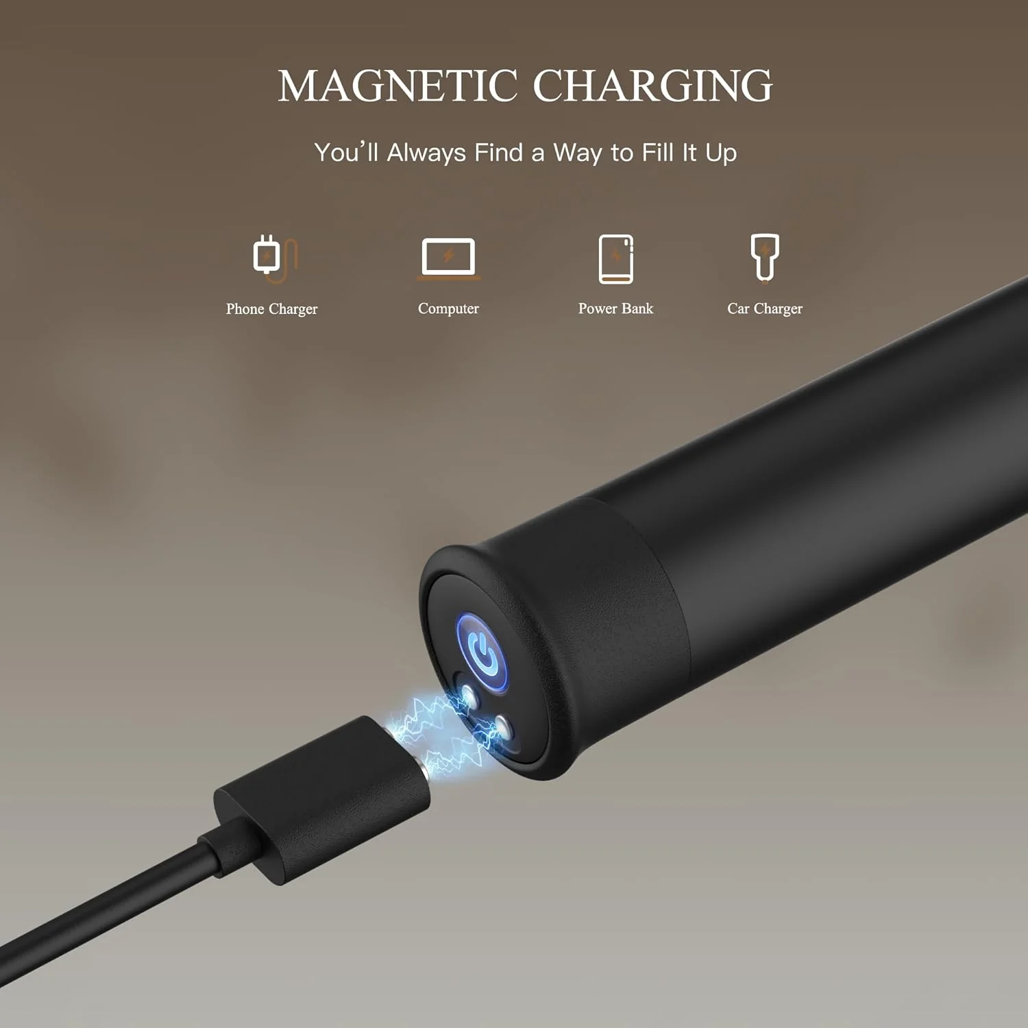 EdgePoint Bullet Vibrator Angled Tip 10 Modes Waterproof USB - Image 5