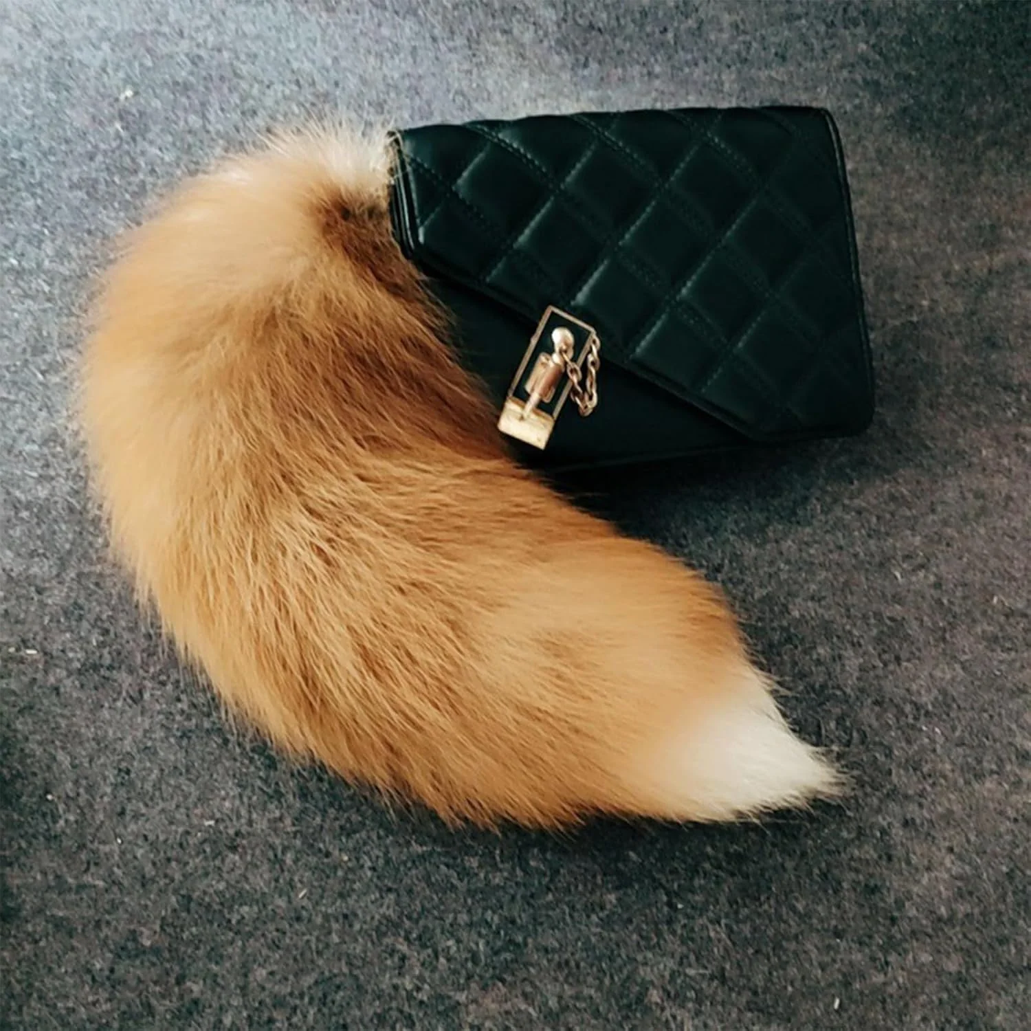 BronzeFur Brown Fox Tail Steel Butt Plug Cosplay - Image 2