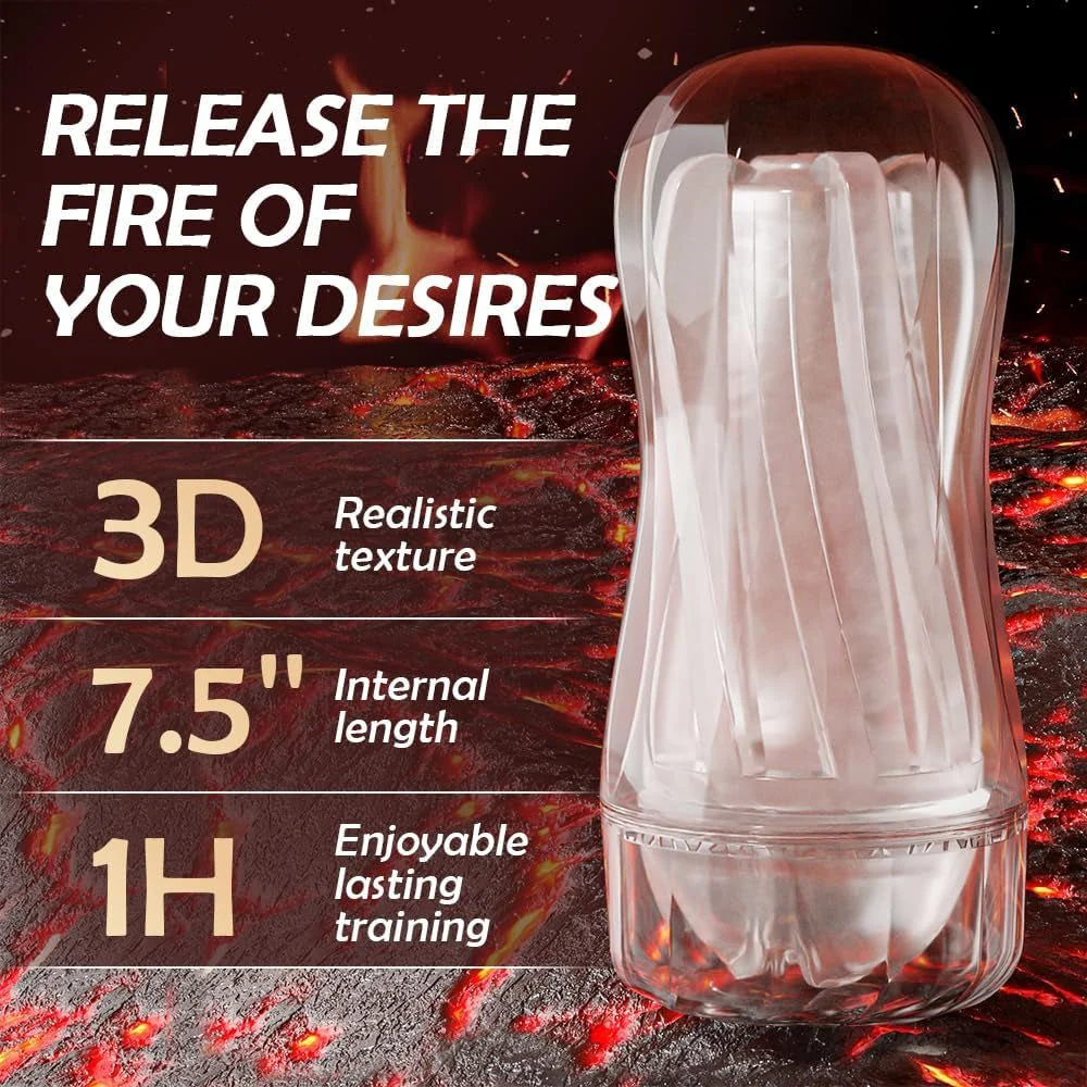 ClearGrip Spiral Suction Transparent Stroker - Image 3