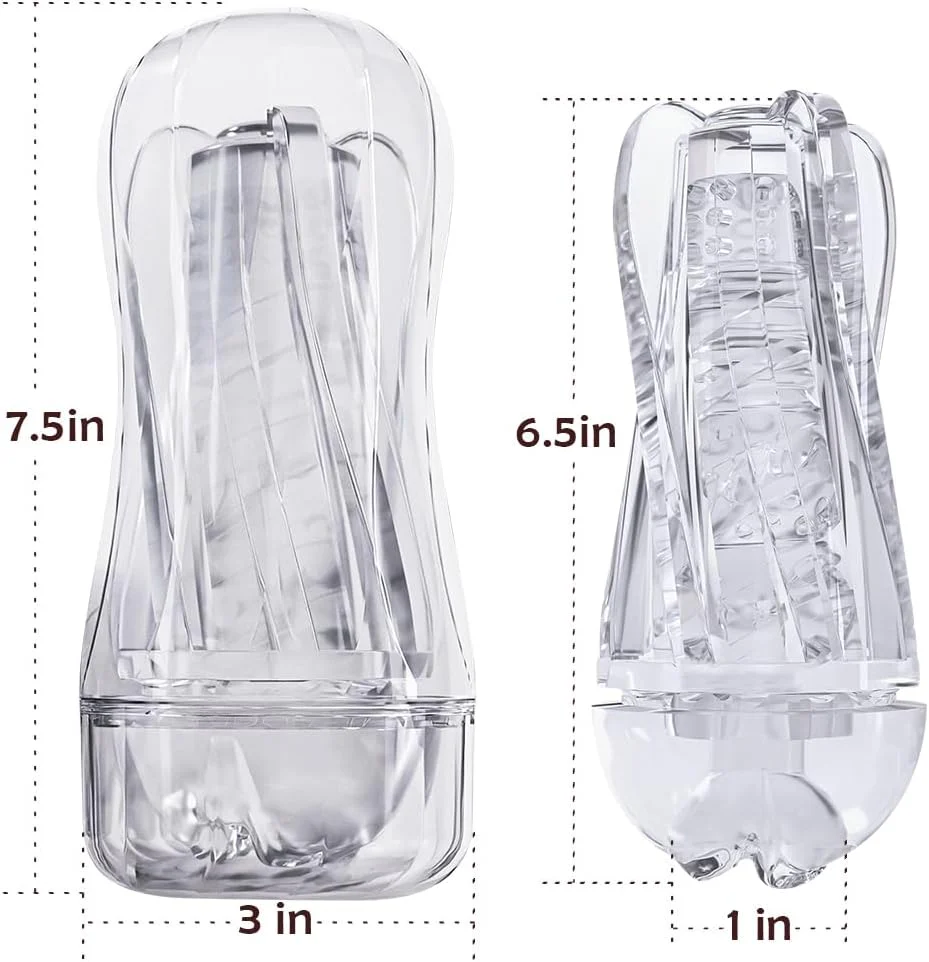 ClearGrip Spiral Suction Transparent Stroker - Image 7