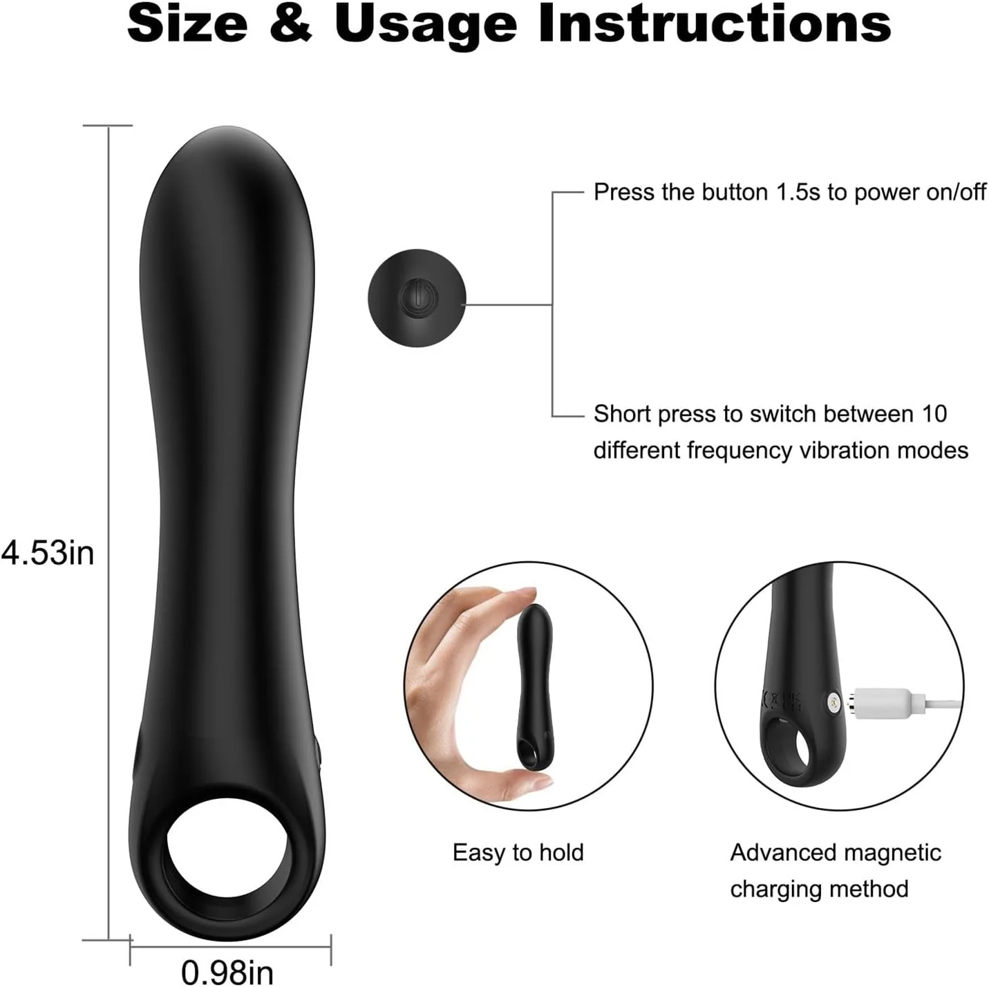 GripMaster Mini Bullet Vibrator - Image 5