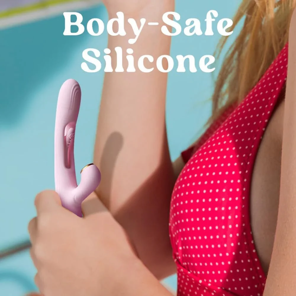 LuxeSuction Suction Rabbit Vibrator 3-in-1 Flapping 9 Modes - Image 5