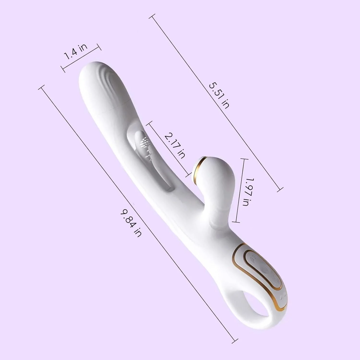 IvoryPulse Suction Rabbit Vibrator 3-in-1 Flapping Modes - Image 7