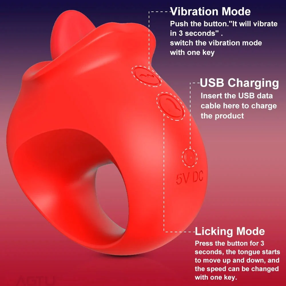 PulseRing Licking Clitoral Stimulator - Image 7