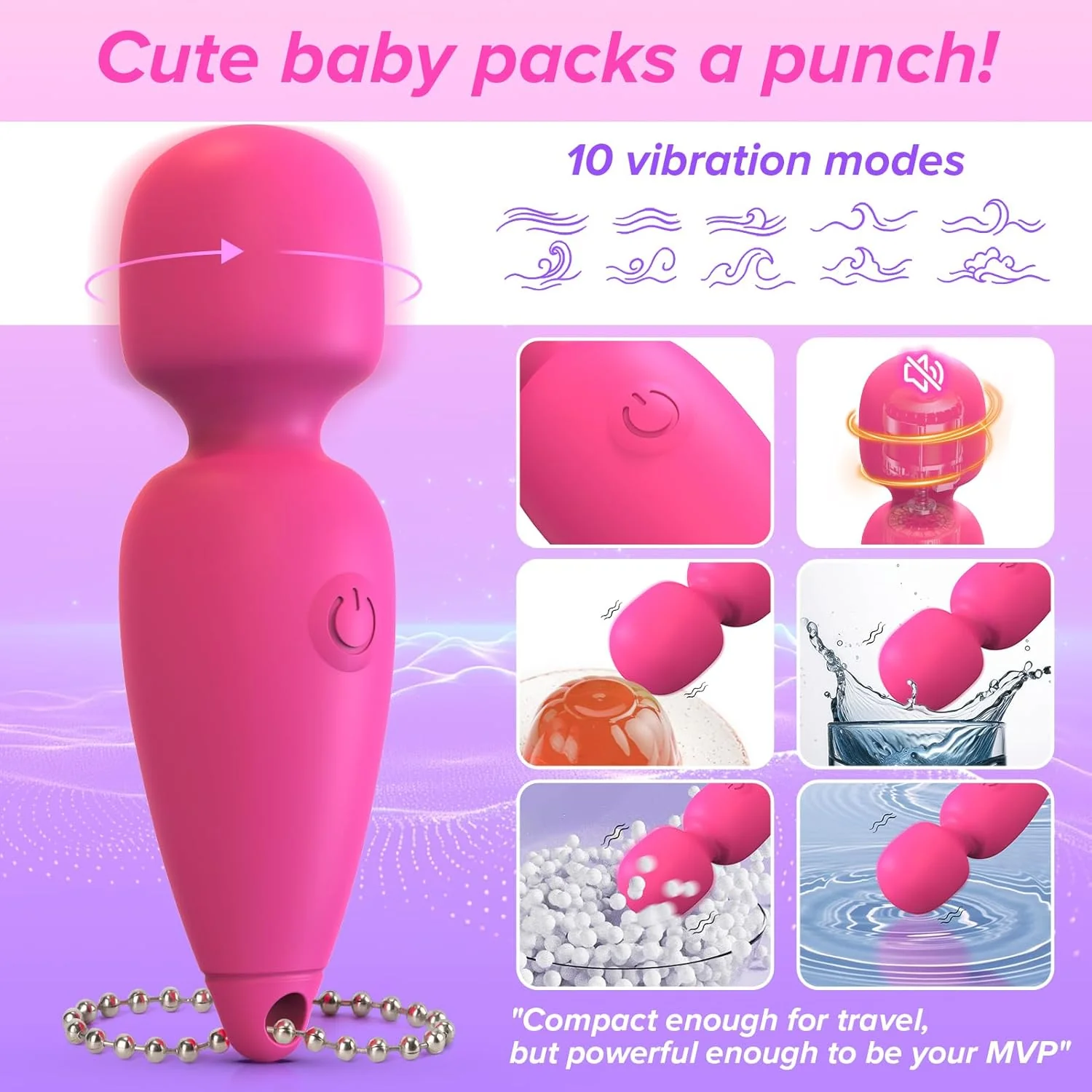 CloudKiss Mini Vibrator Wand - Image 2