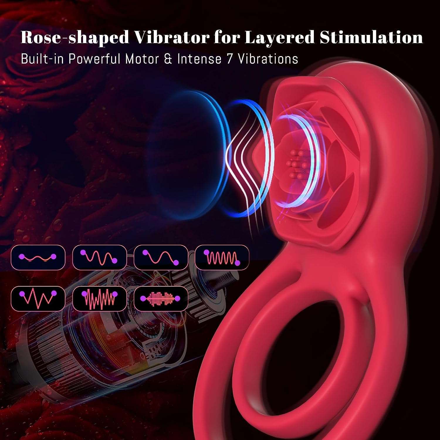 UnityVibe Penis Ring Clitoral Massager - Image 3