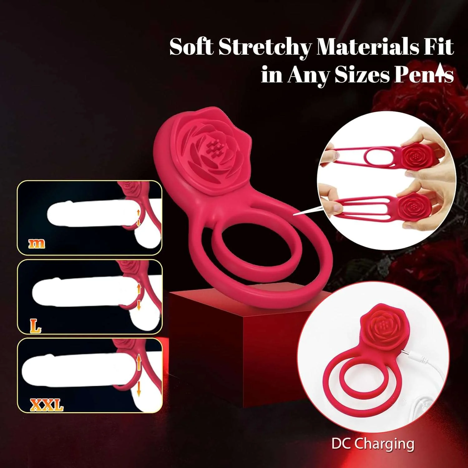 UnityVibe Penis Ring Clitoral Massager - Image 5
