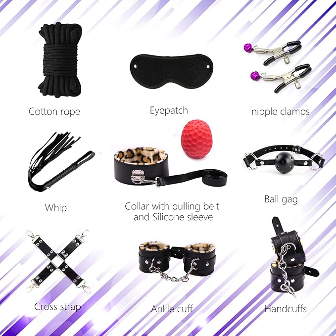 30-Piece Complete BDSM Sex Play Kit - Image 7