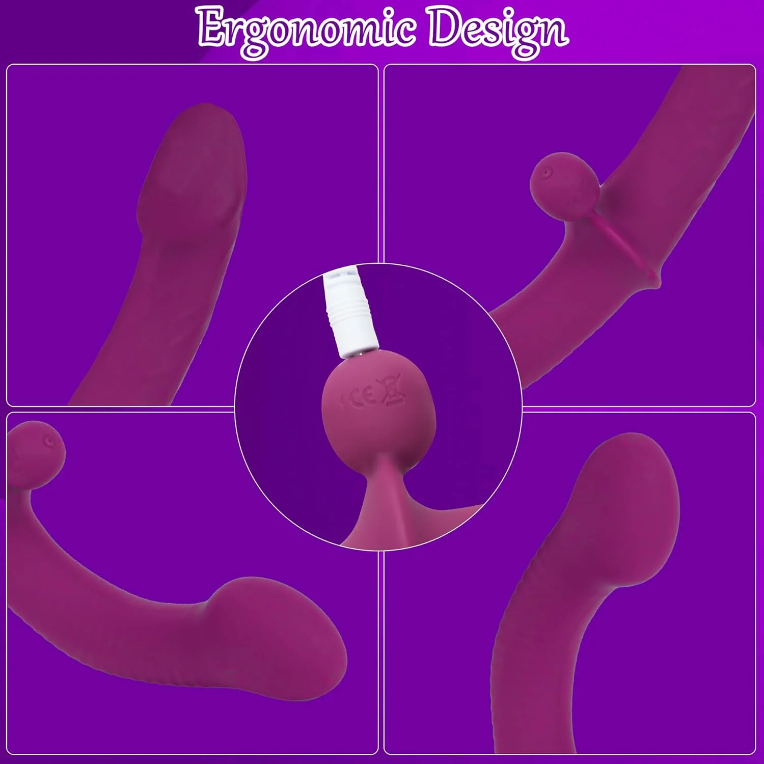 SymphonyVibe Dual Ended Remote Control Dildo Vibrator - Image 5