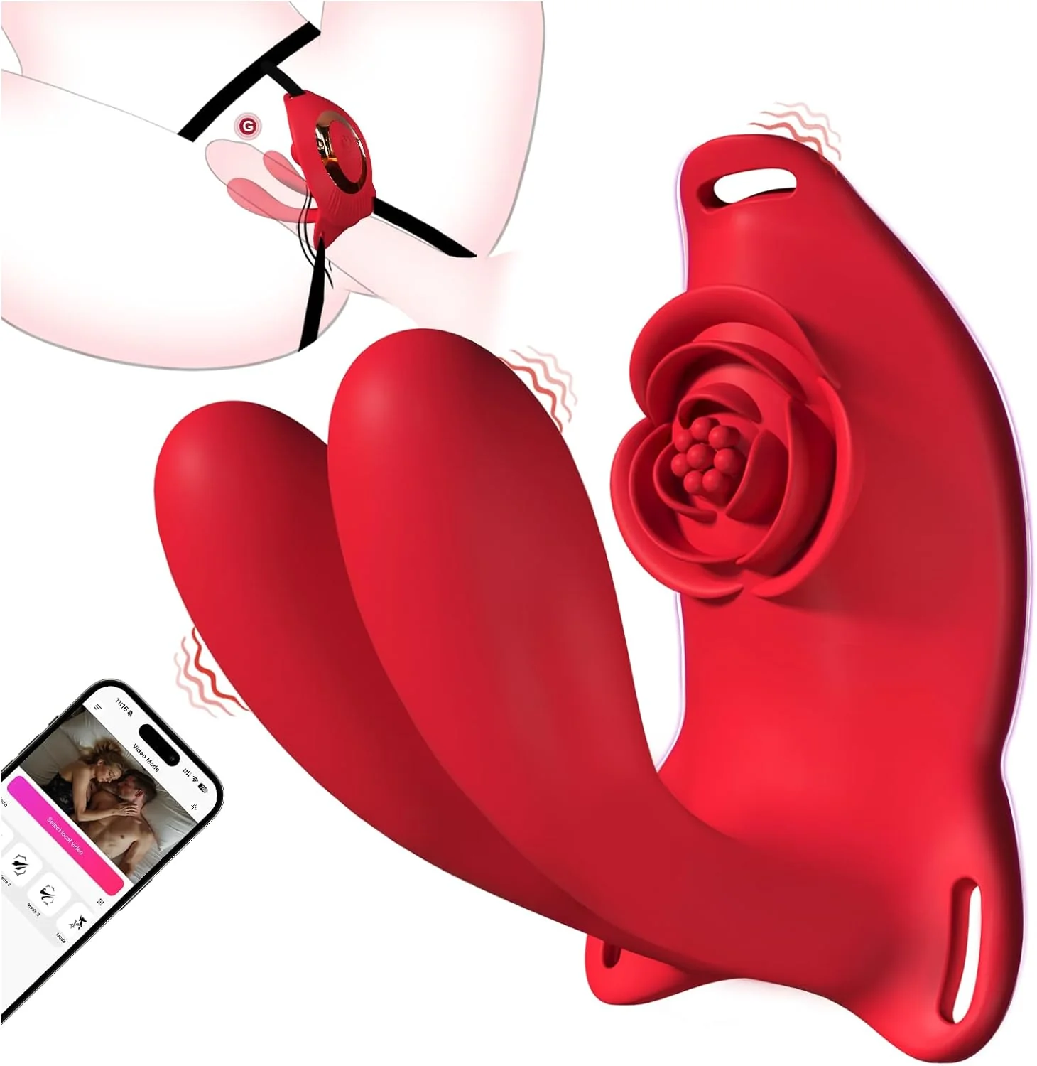 VelmoraSync App Remote Wearable Vibrator Couples G-Spot