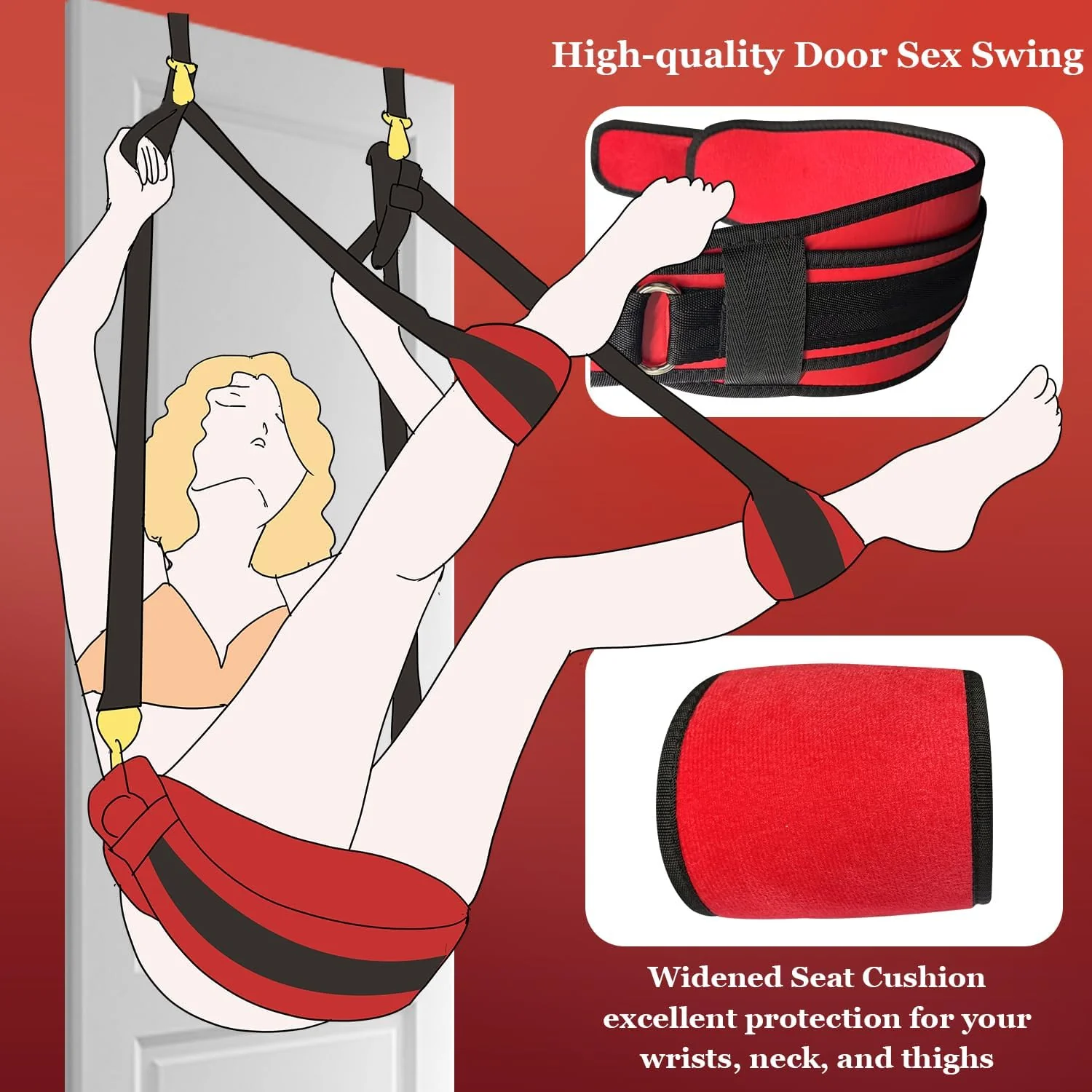AerialyX 2-in-1 Door Sex Swing Large Cushion - Image 3
