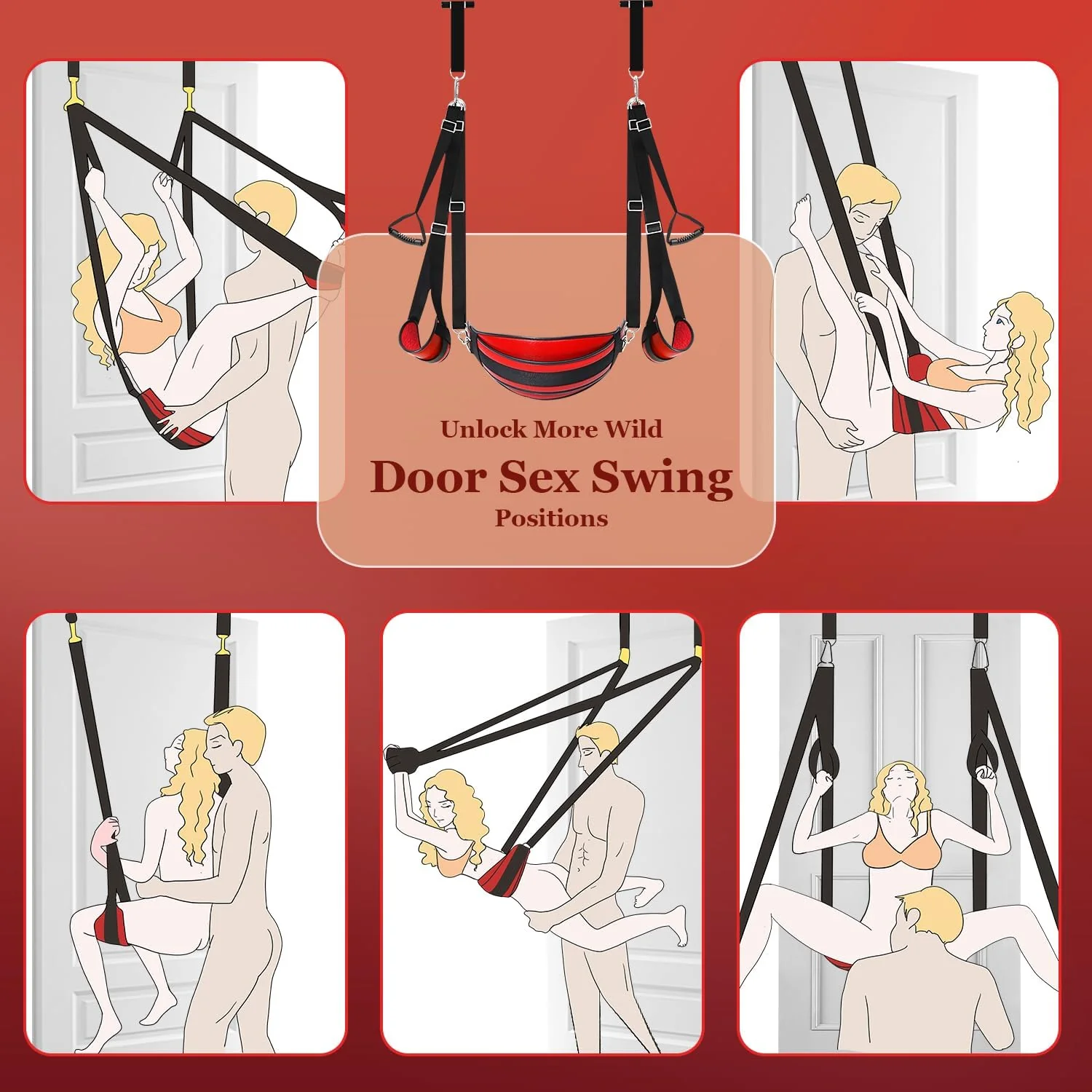 AerialyX 2-in-1 Door Sex Swing Large Cushion - Image 7
