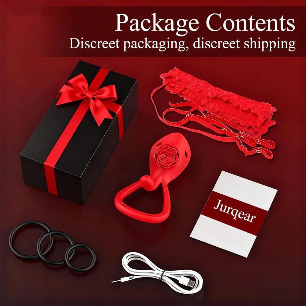 BloomDrive Cock Ring Clit Stimulator G-Spot Wearable 9 Modes - Image 8