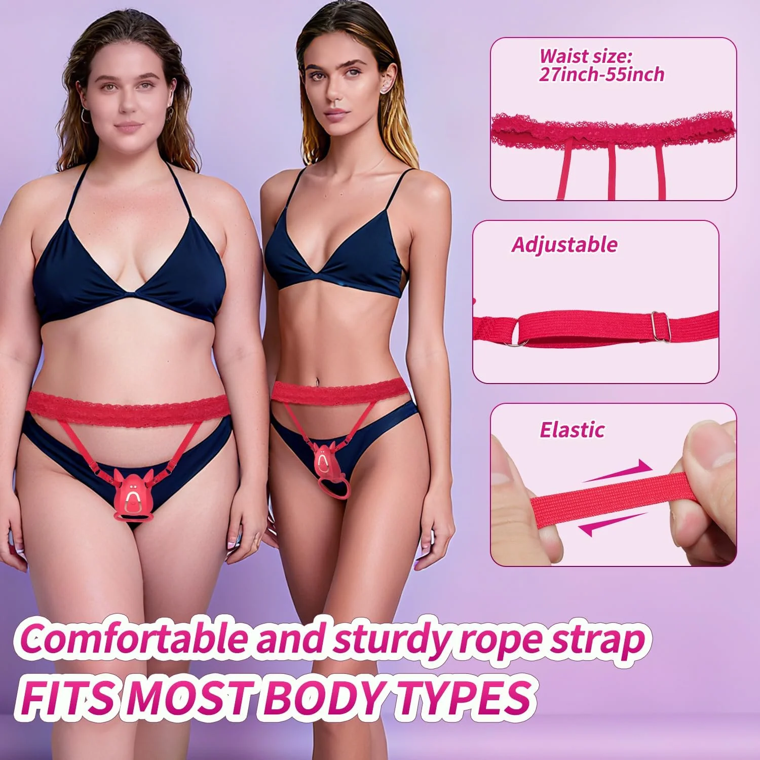 SyncFusion Wearable Cock Ring Clit Stimulator App 10 Modes - Image 9