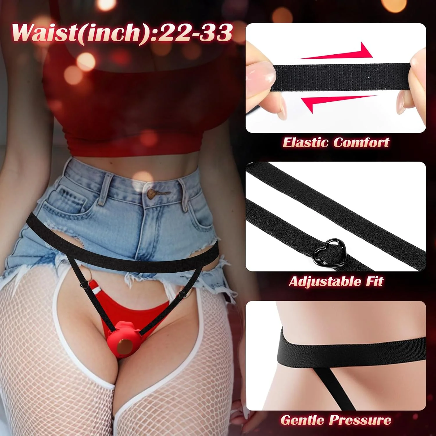 AeroPetal Clit Sucker Cock Ring App Remote 7 Modes Waterproof - Image 9