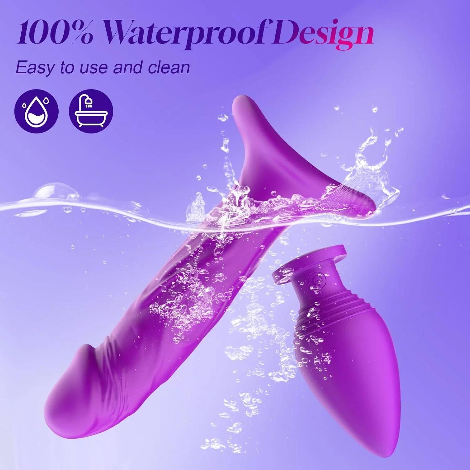 FusionFlex 3-in-1 Vibrating Dildo & Anal Plug Set Couples Toy - Image 6