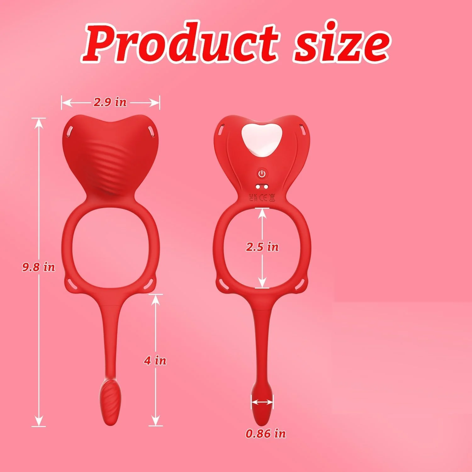 TriWear 3-in-1 Wearable Cock Ring Anal Plug 9 Modes - Image 3