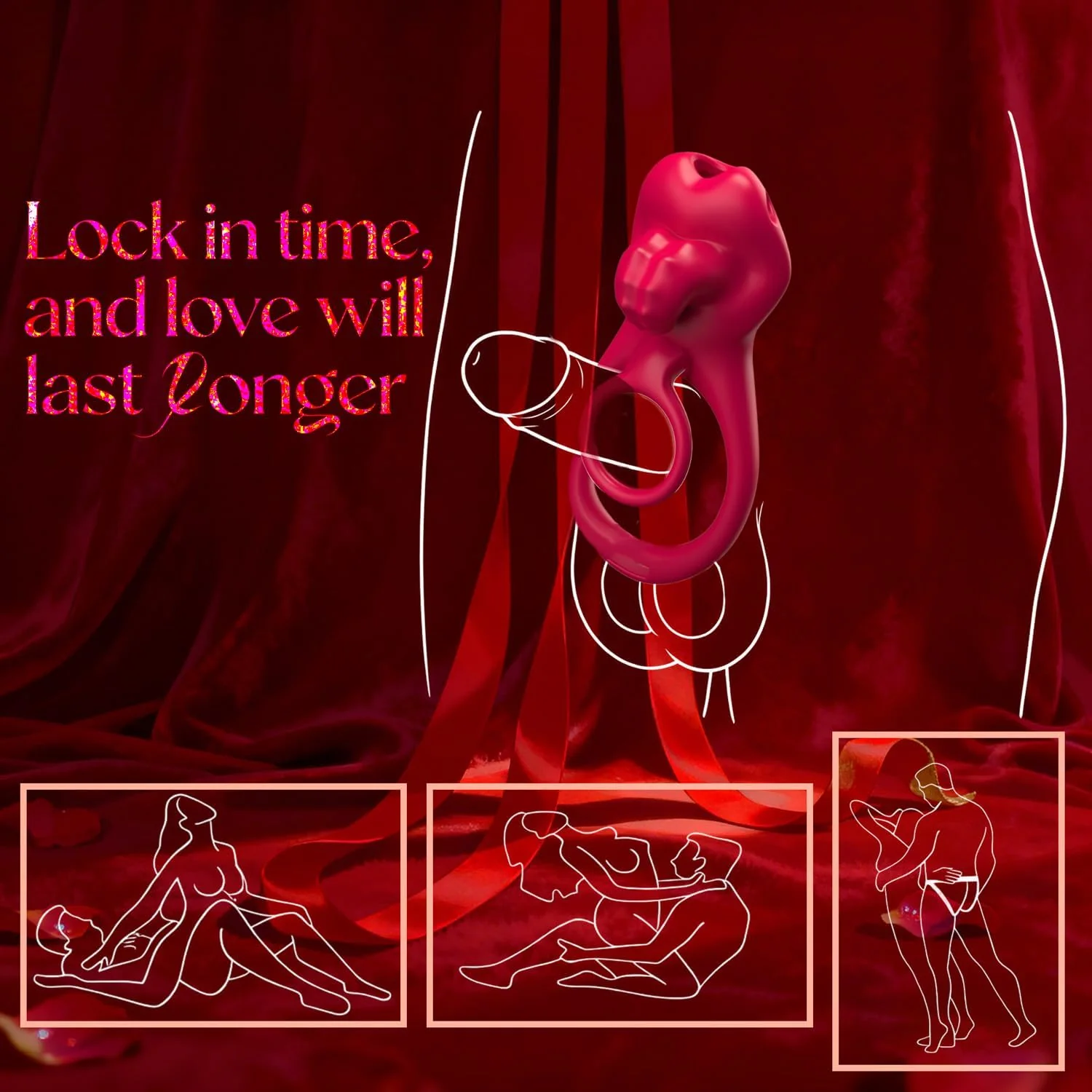 CrimsonSwitch Convertible Cock Ring Clit Stimulator App Control - Image 6