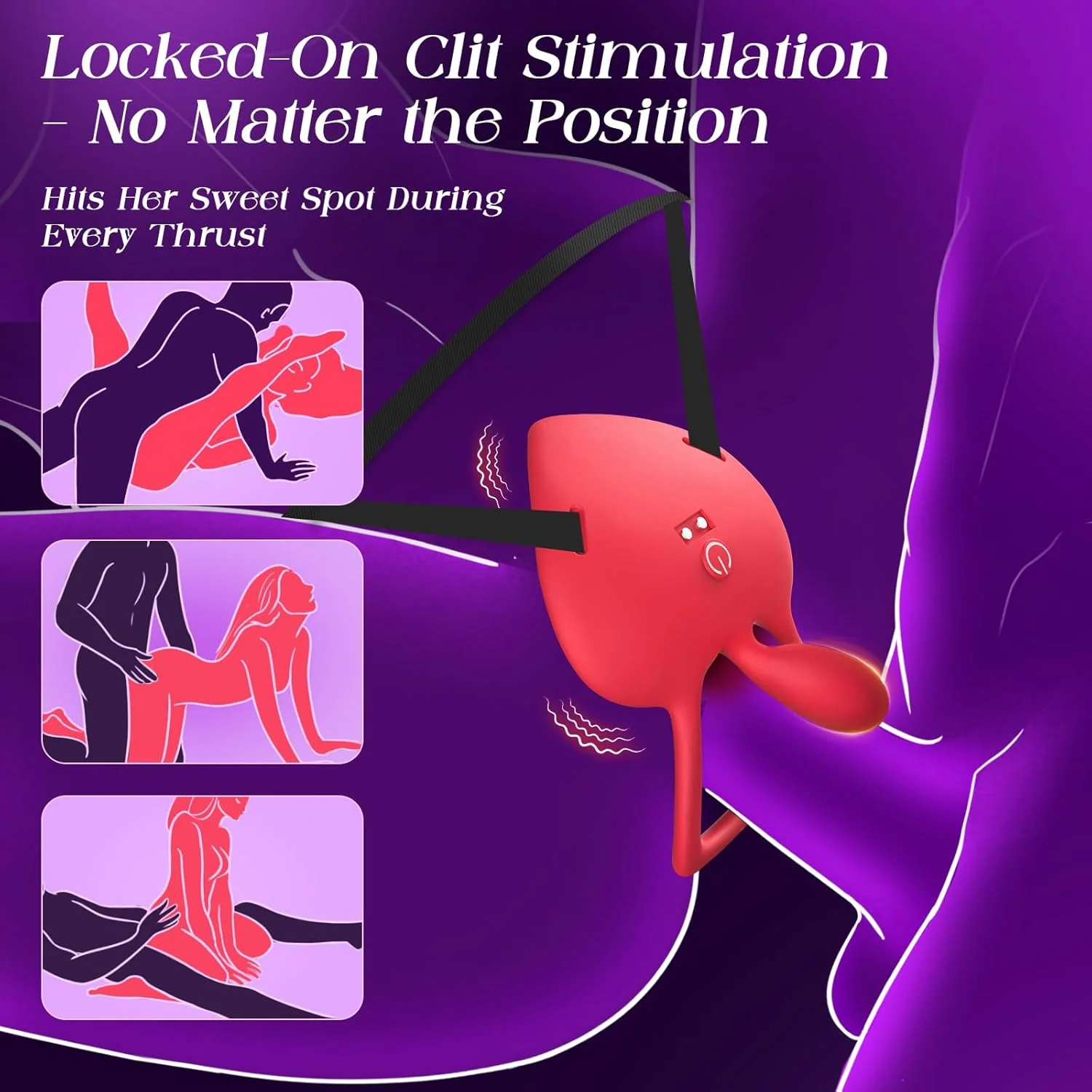 PulseCoreXI Cock Ring Clit Stimulator Remote 9 Modes Set - Image 4