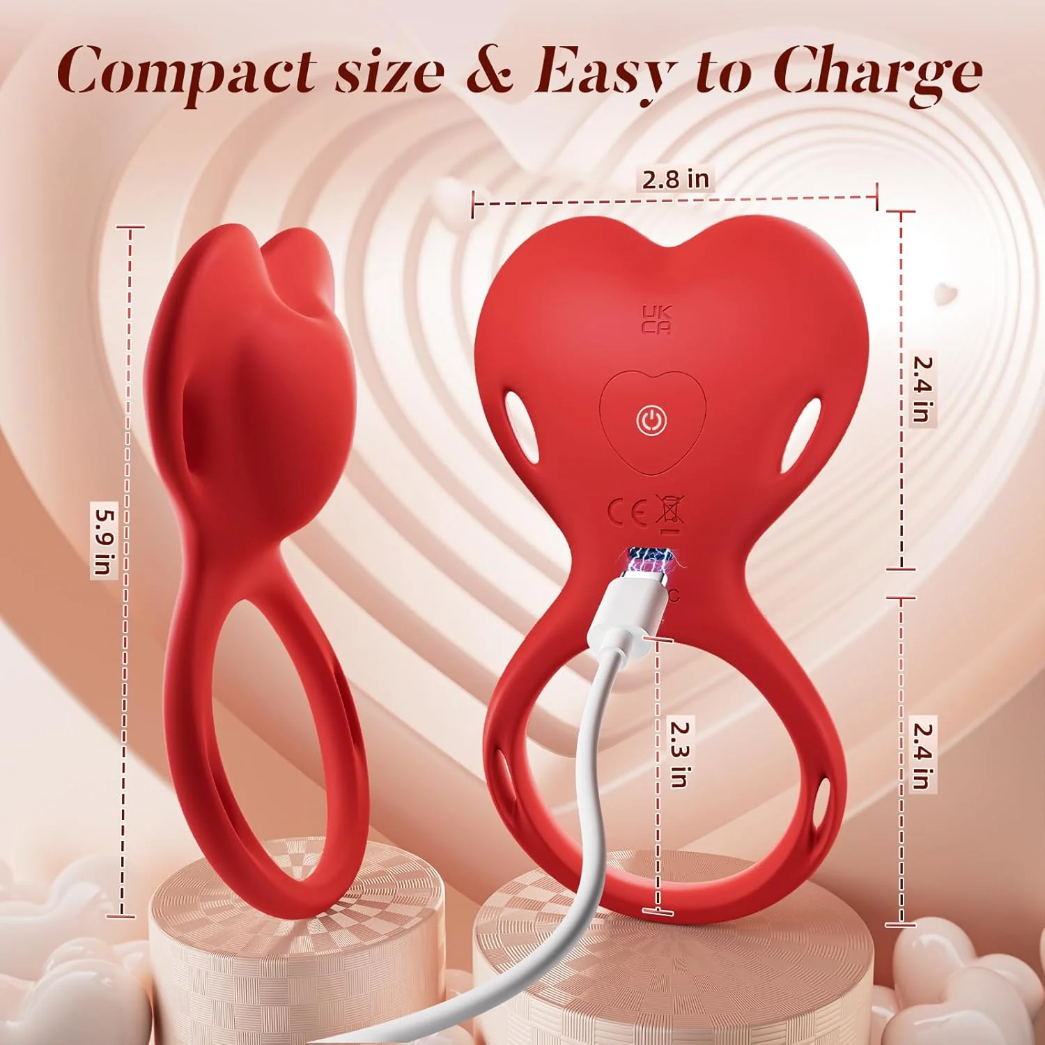 SilkLink Wearable Cock Ring Clit Stimulator Remote 10 Modes - Image 7