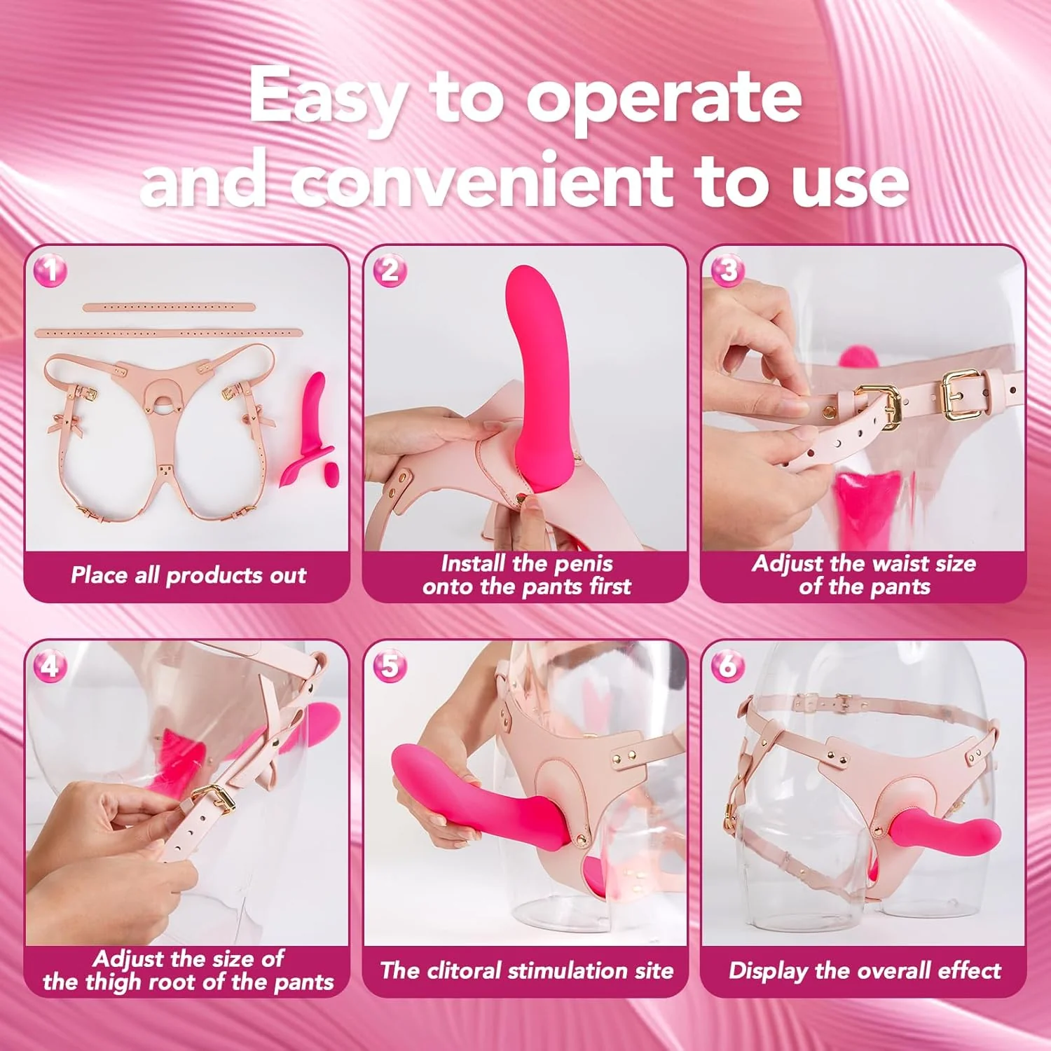 CraveGrip Strap-On Vibrating Dildo - Image 6