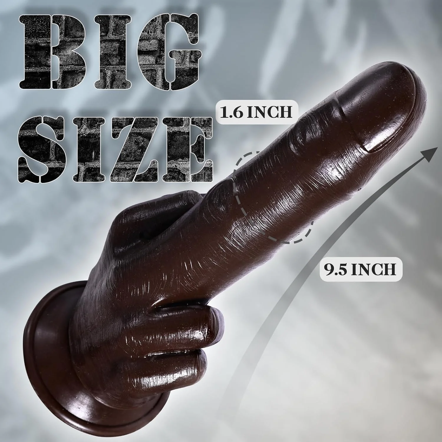 CraveTorque 9.2" Middle Finger Dildo - Image 2