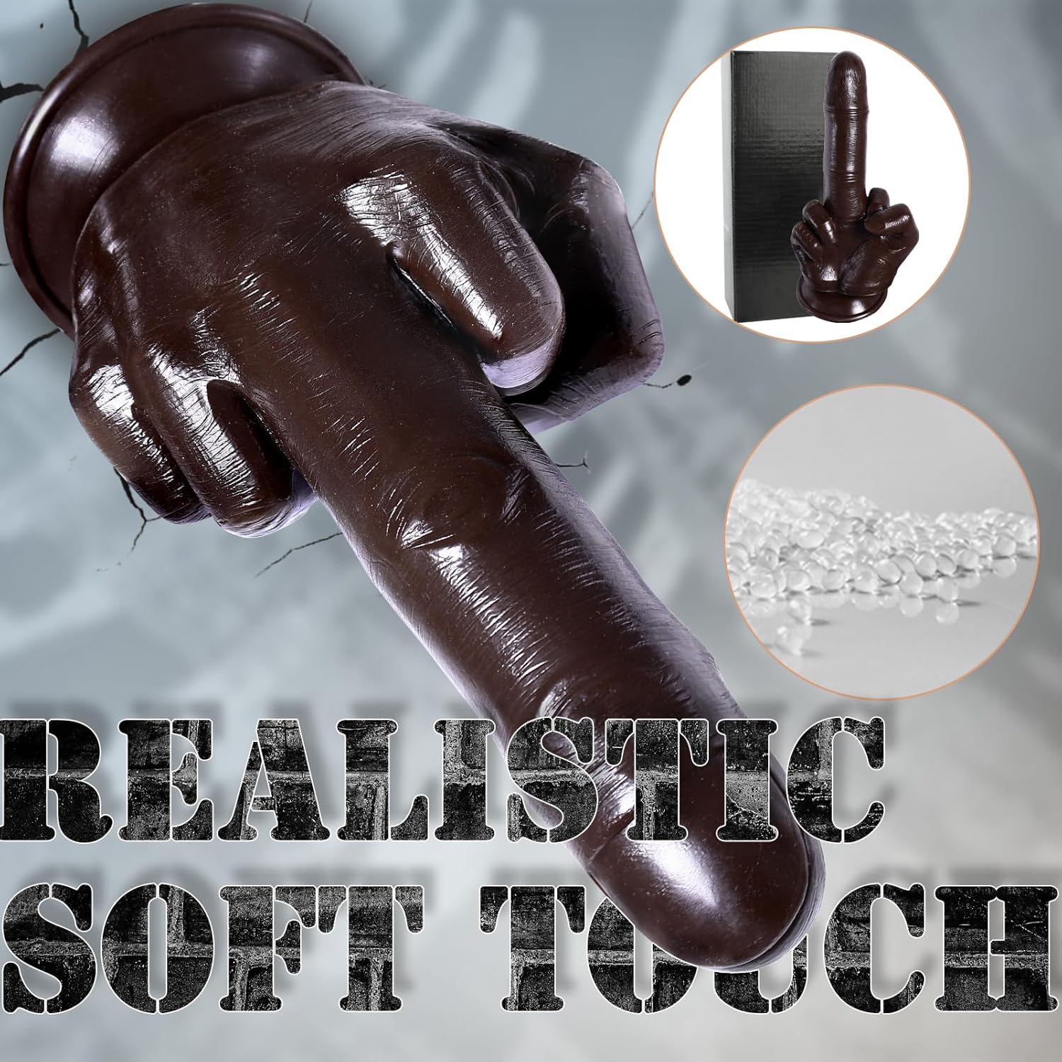 CraveTorque 9.2" Middle Finger Dildo - Image 4