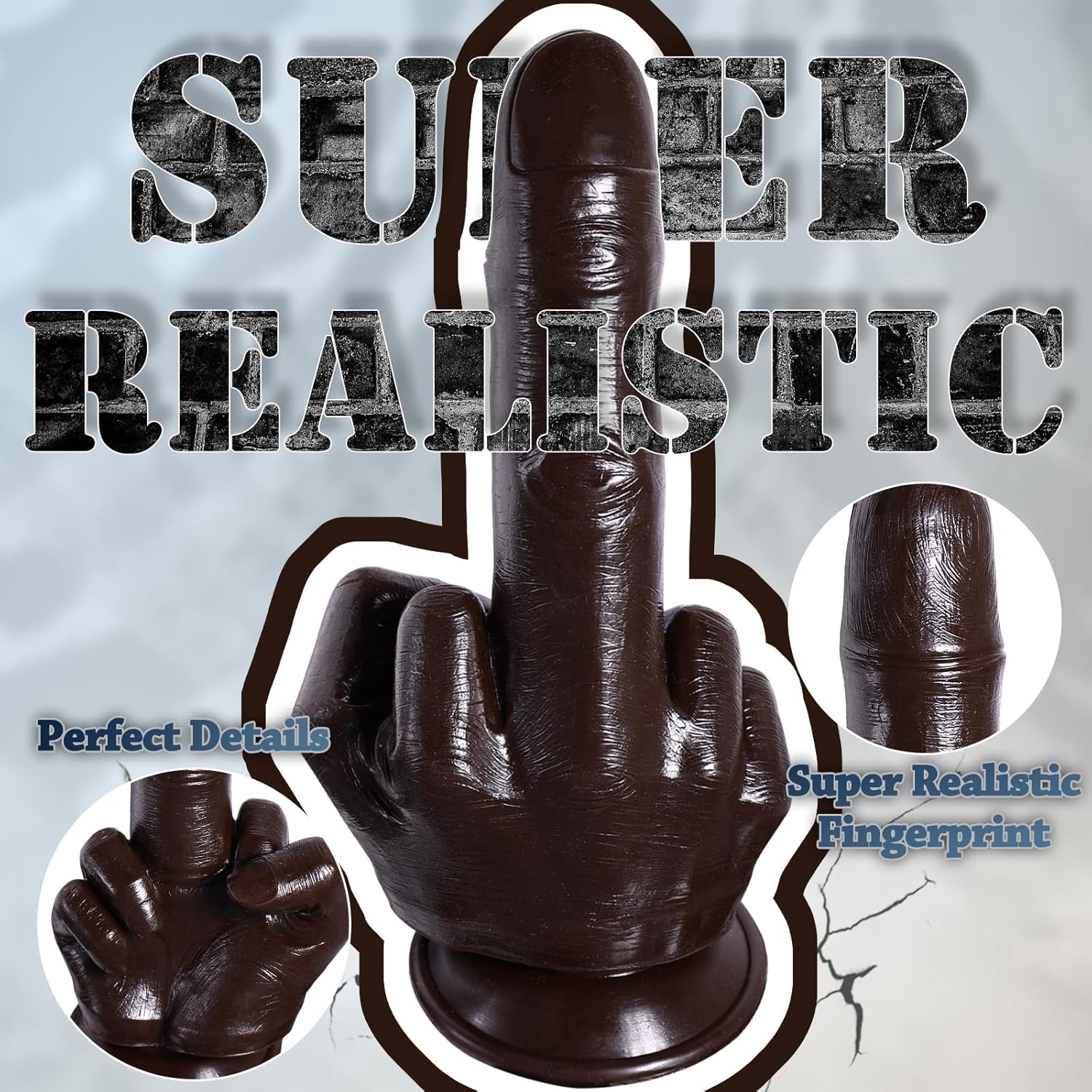 CraveTorque 9.2" Middle Finger Dildo - Image 5