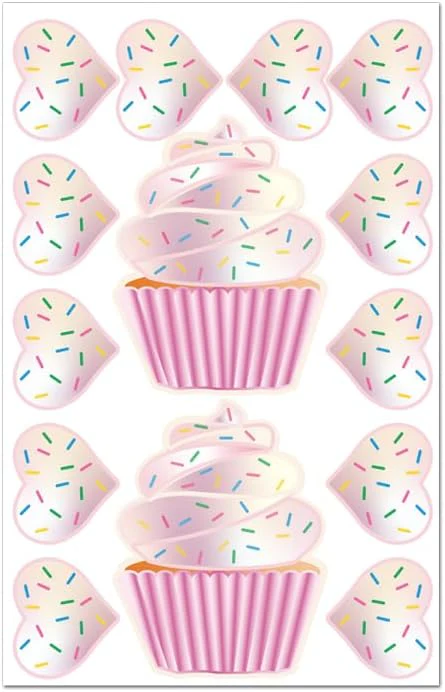 Cupcake & Heart Shaped Edible Nipple Pasties - Image 3