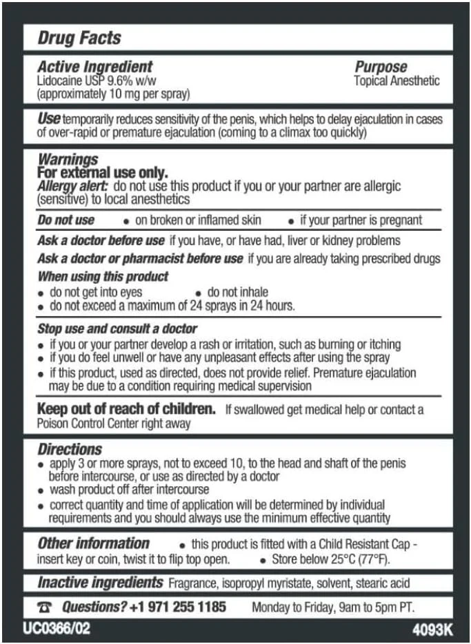 Delay Spray - Genital Desensitizer Spray - Image 2