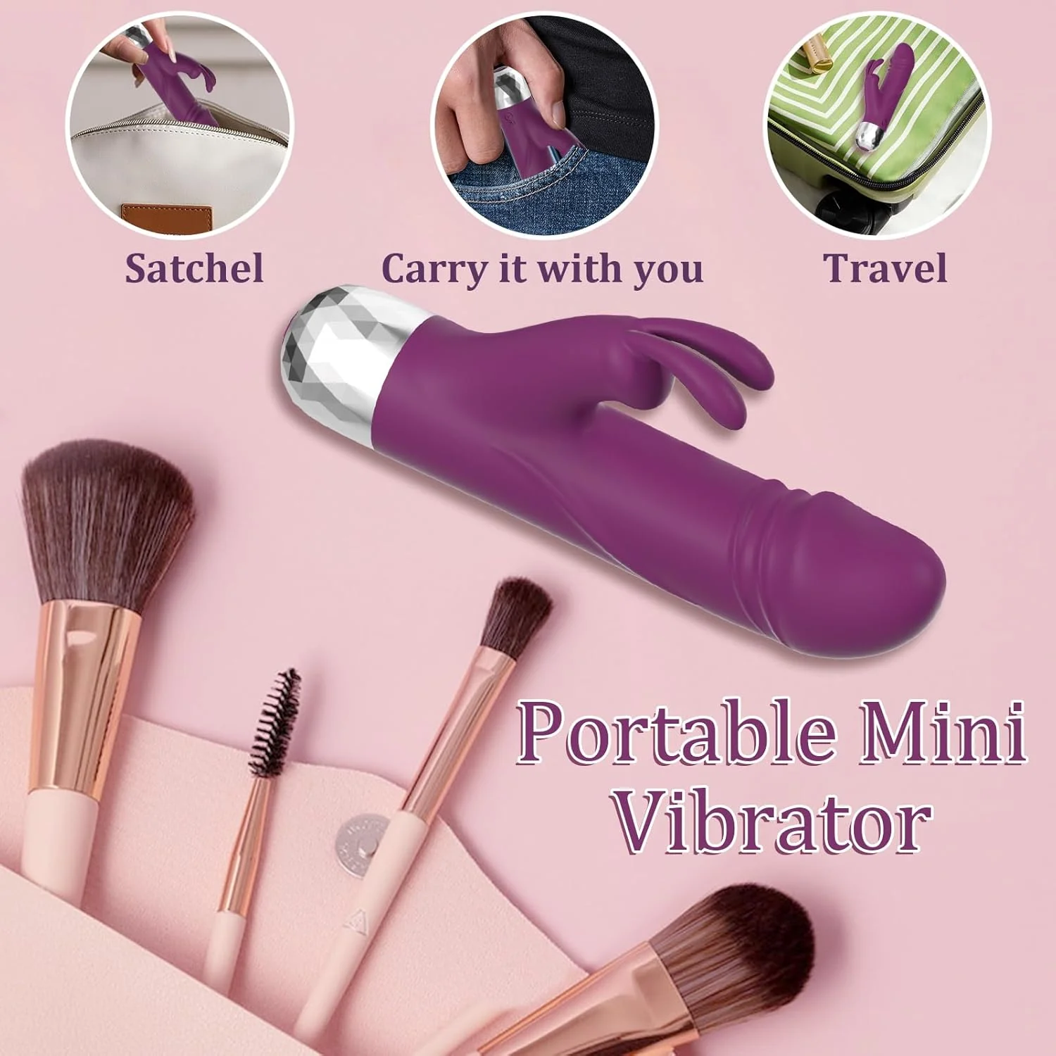 DesirePulse Mini G-Spot Rabbit Vibrator - Image 4