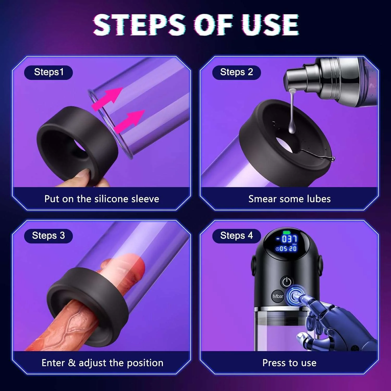 DesireVault Automatic Penis Extender Pump - Image 6