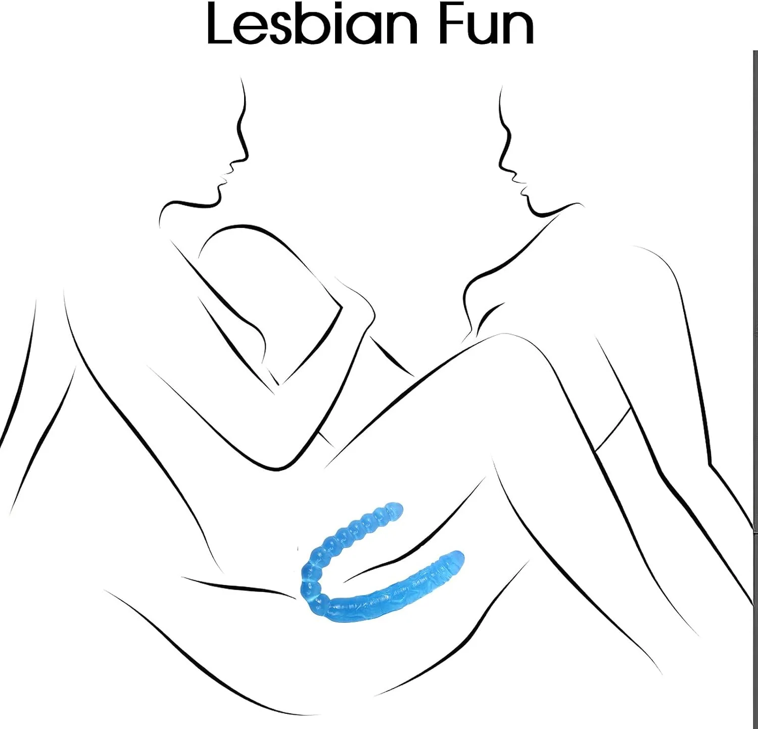GildedRush Double-Ended Dildo for Dual Pleasure - Image 3