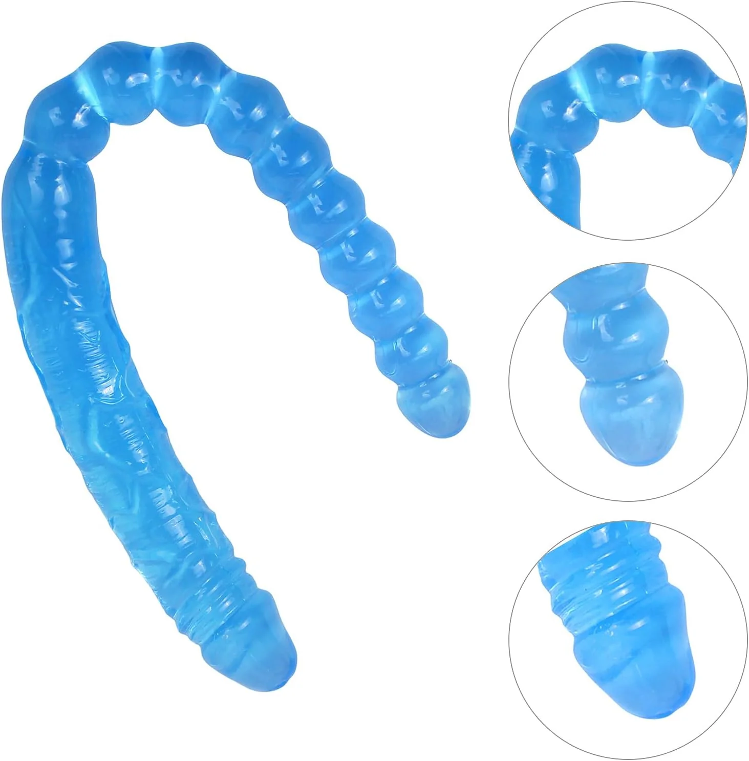 GildedRush Double-Ended Dildo for Dual Pleasure - Image 4