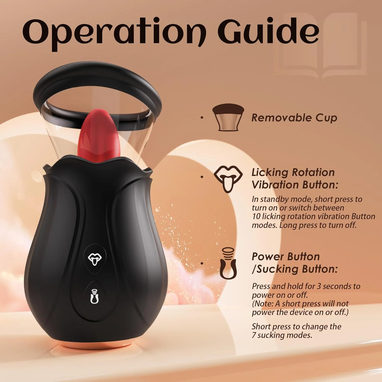 Rosynex AI Rose Vibrator Suction Licking App Control - Image 8
