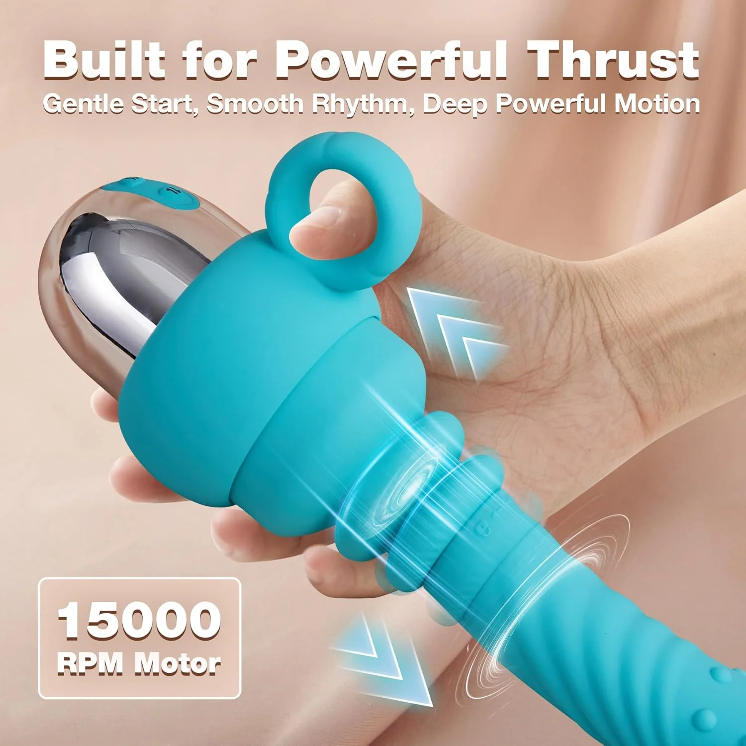 PulseRide Portable Thrusting Dildo with App Control - Image 3
