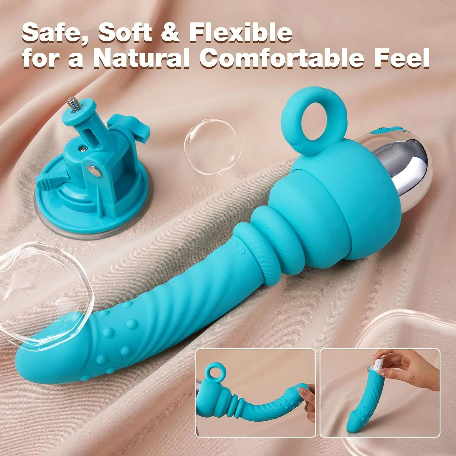 PulseRide Portable Thrusting Dildo with App Control - Image 6