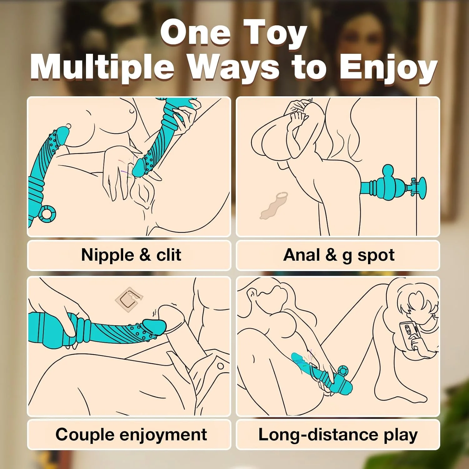 PulseRide Portable Thrusting Dildo with App Control - Image 8