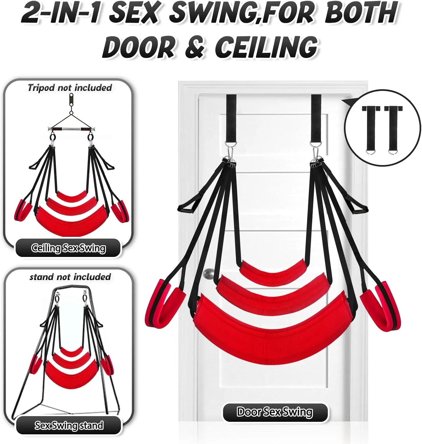 ScarletRise Door Sex Swing 800lb Cushioned - Image 2