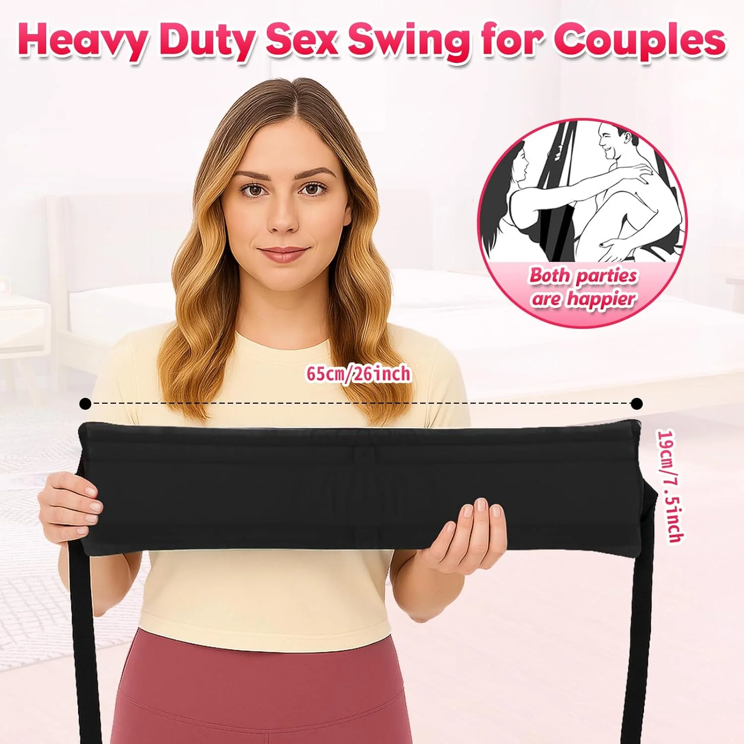 UltraPlush Heavy-Duty Door Sex Swing 800lb - Image 2