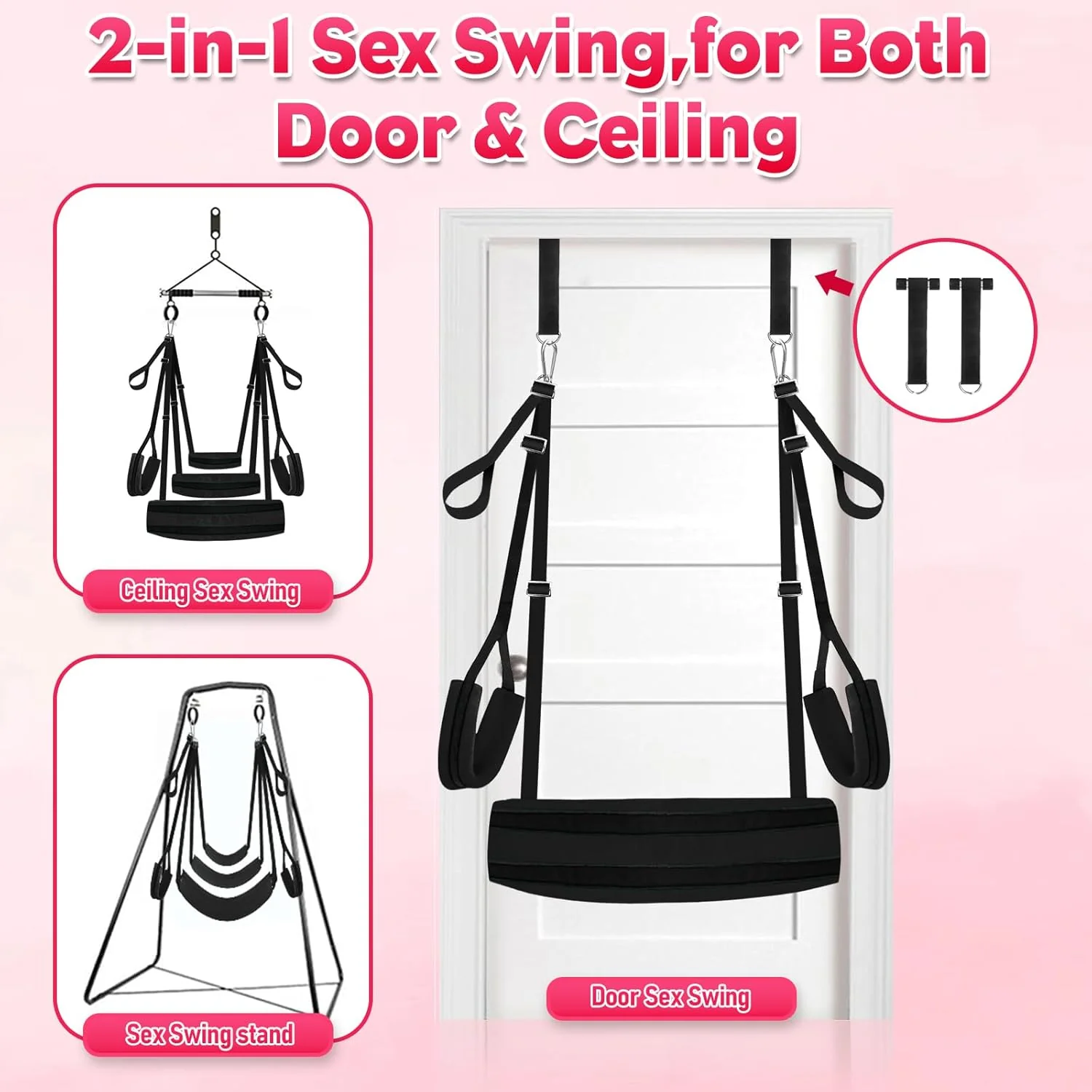 UltraPlush Heavy-Duty Door Sex Swing 800lb - Image 4