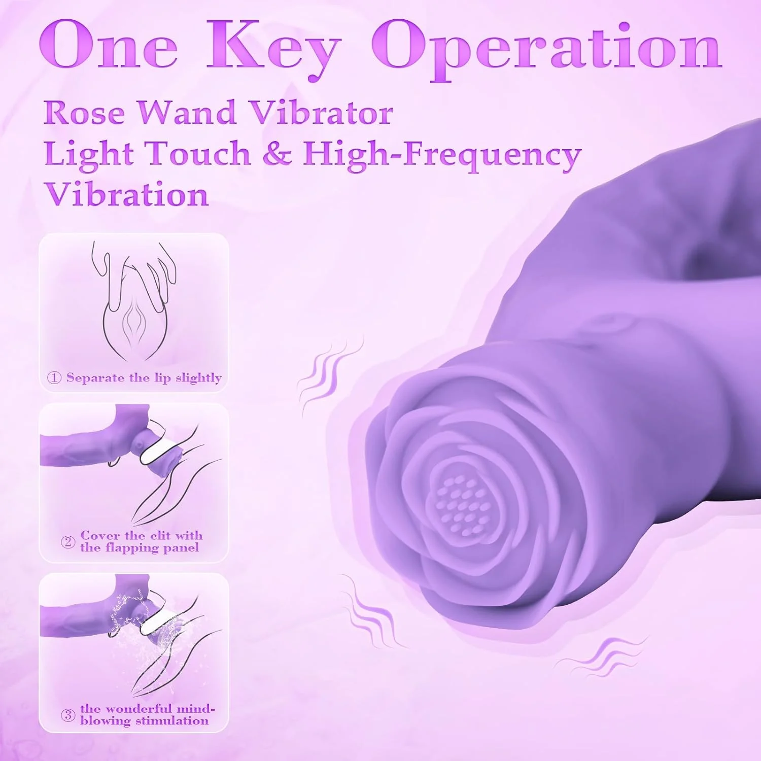 RoseFlex 15.75” Double-Ended Vibrating Dildo 10 Modes - Image 5