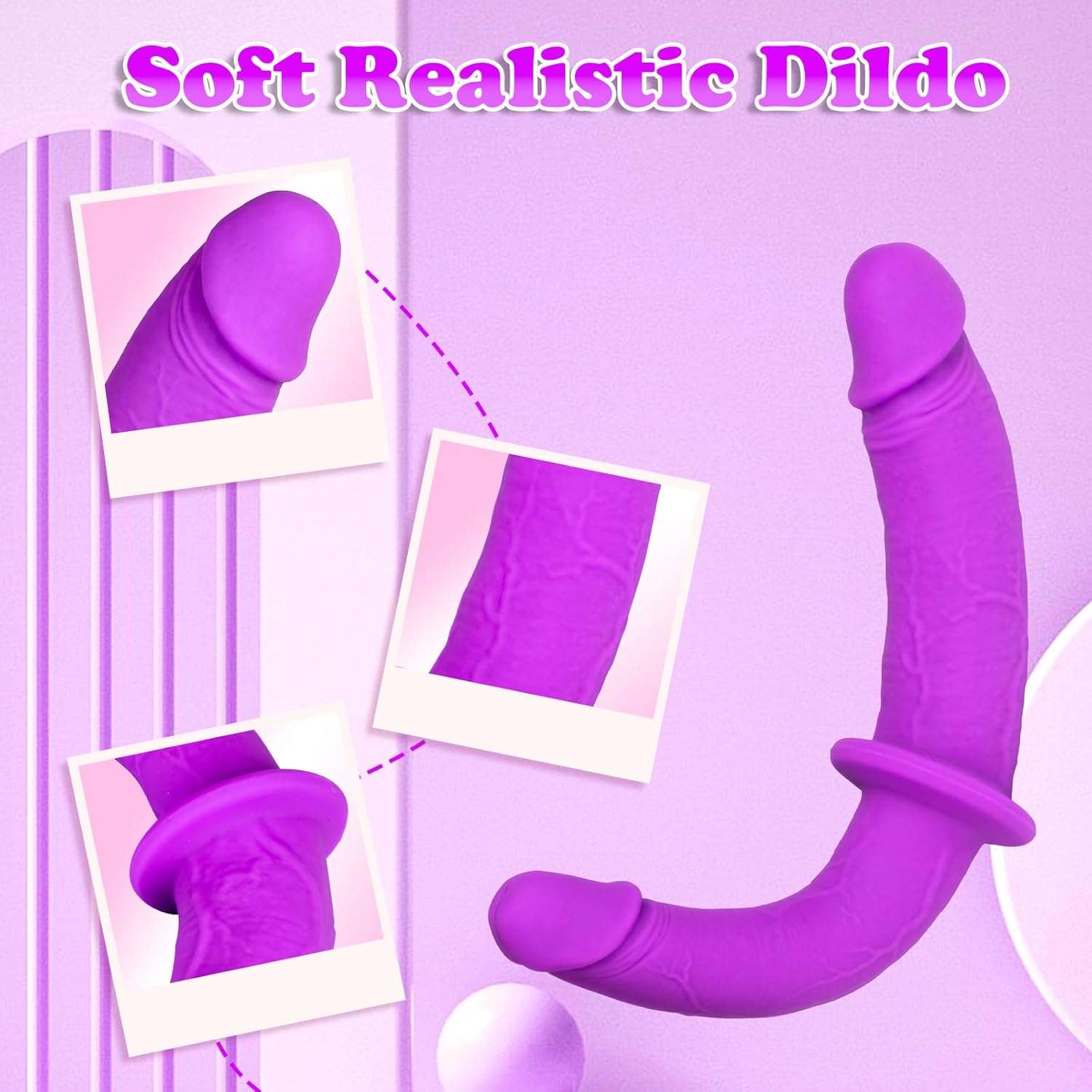 Two-Sided Strap-On Dildo for Couples - Image 3