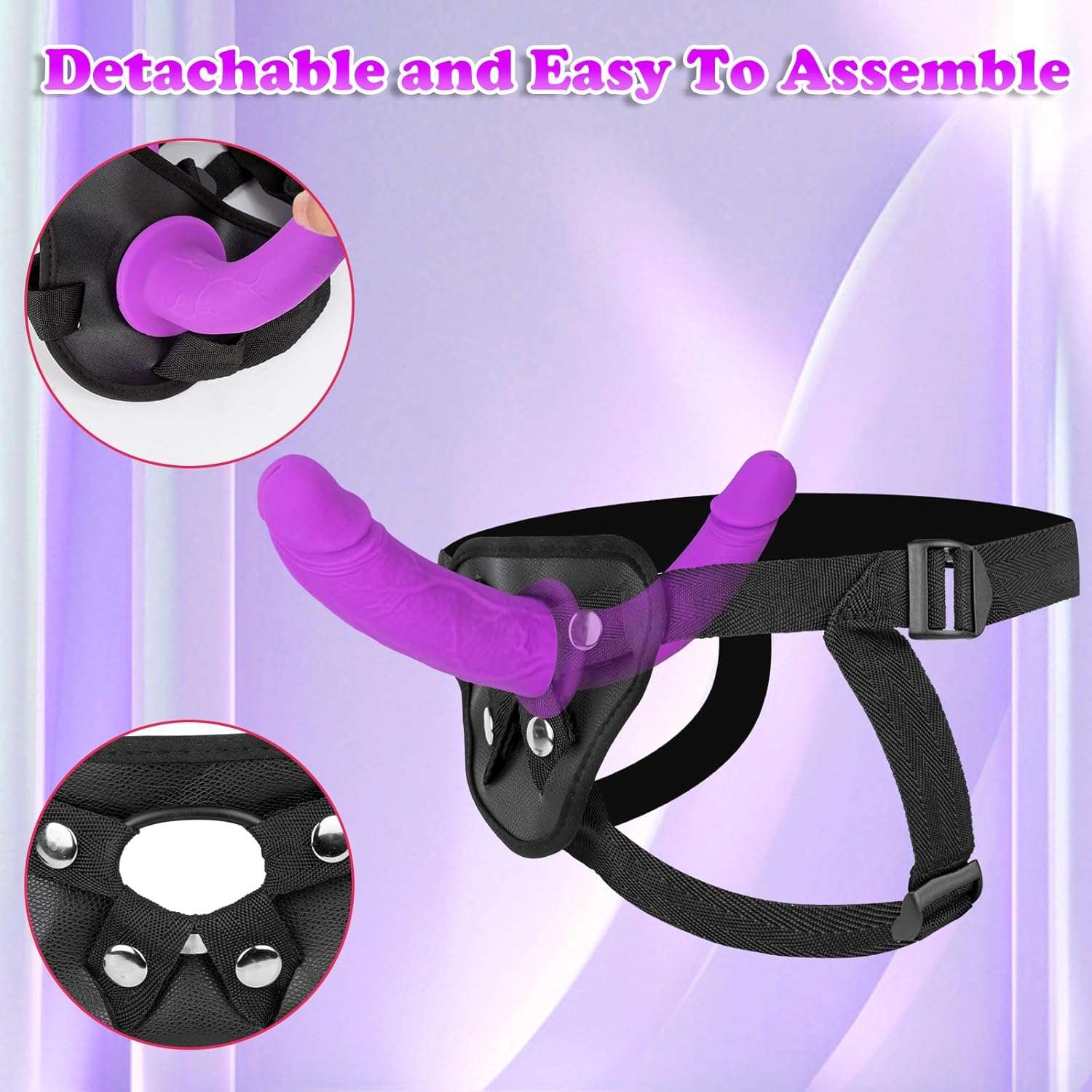 Two-Sided Strap-On Dildo for Couples - Image 4