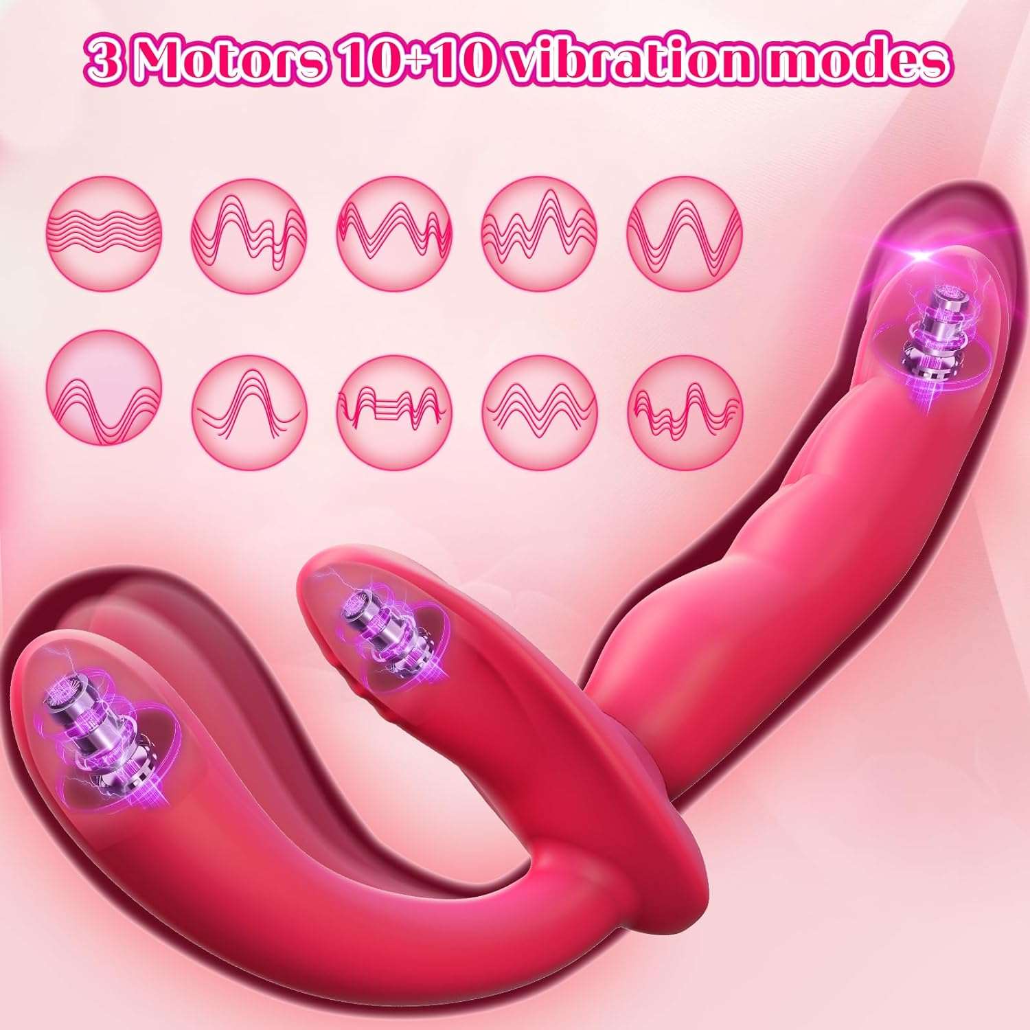Versatile Dual-Ended Strap-On Dildo - Image 3