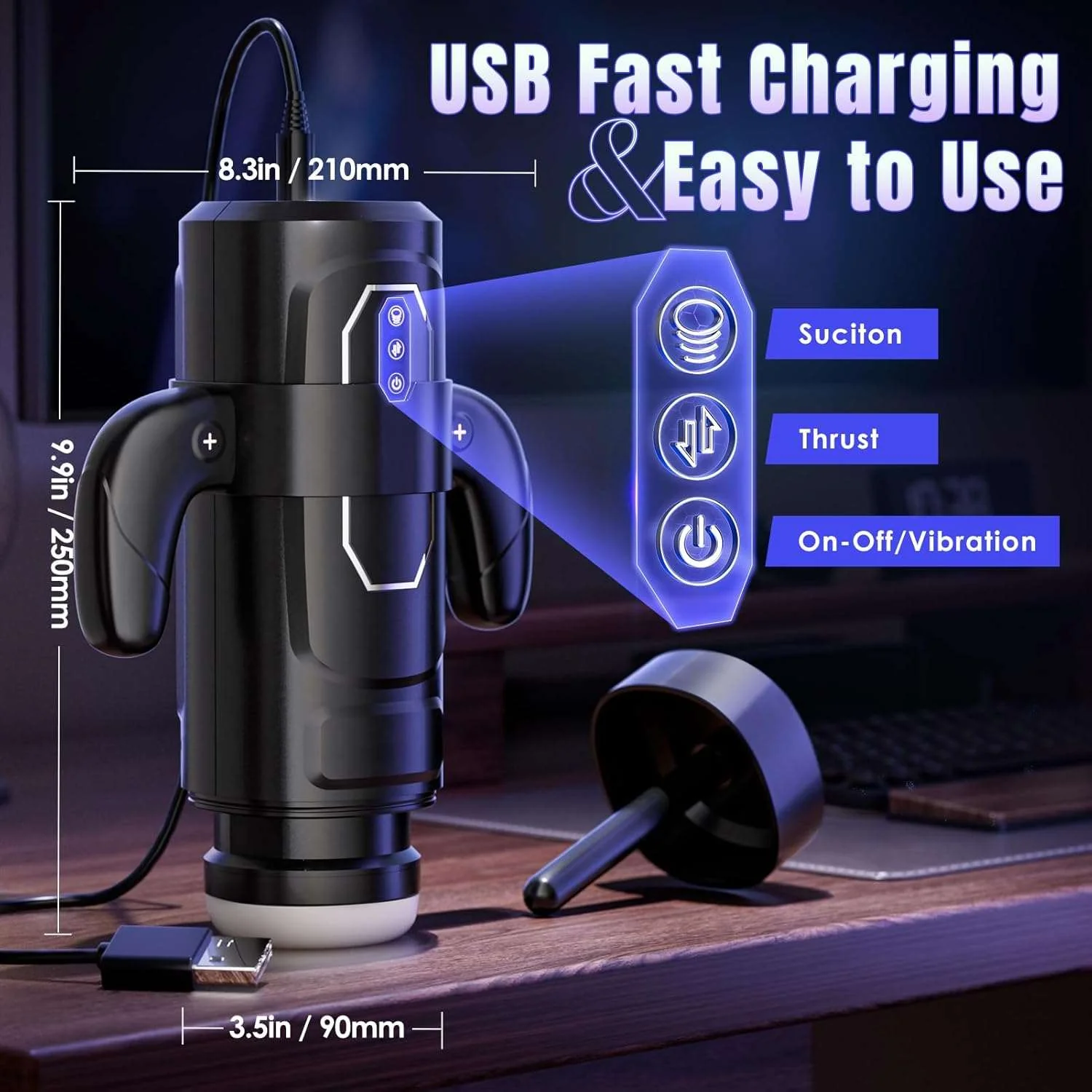 VibeChamber Premium Male Masturbator - Image 6