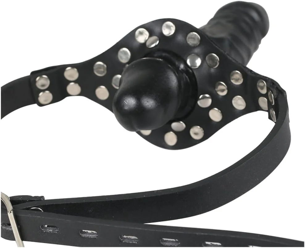 DoubleD BDSM Lockable Penis Mouth Gag - Image 5