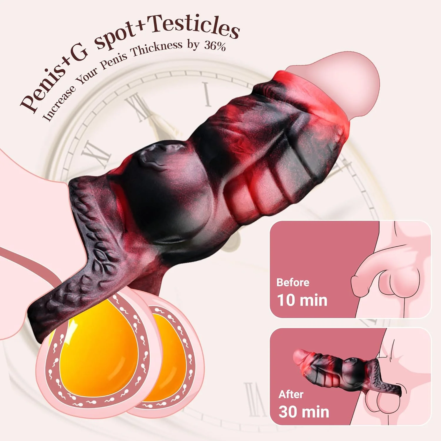 DragonGrip Penis Sleeve Silicone Girth Enhancer - Image 2